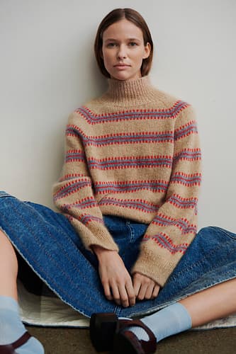 Original Norma Sweater with fair isle pattern
